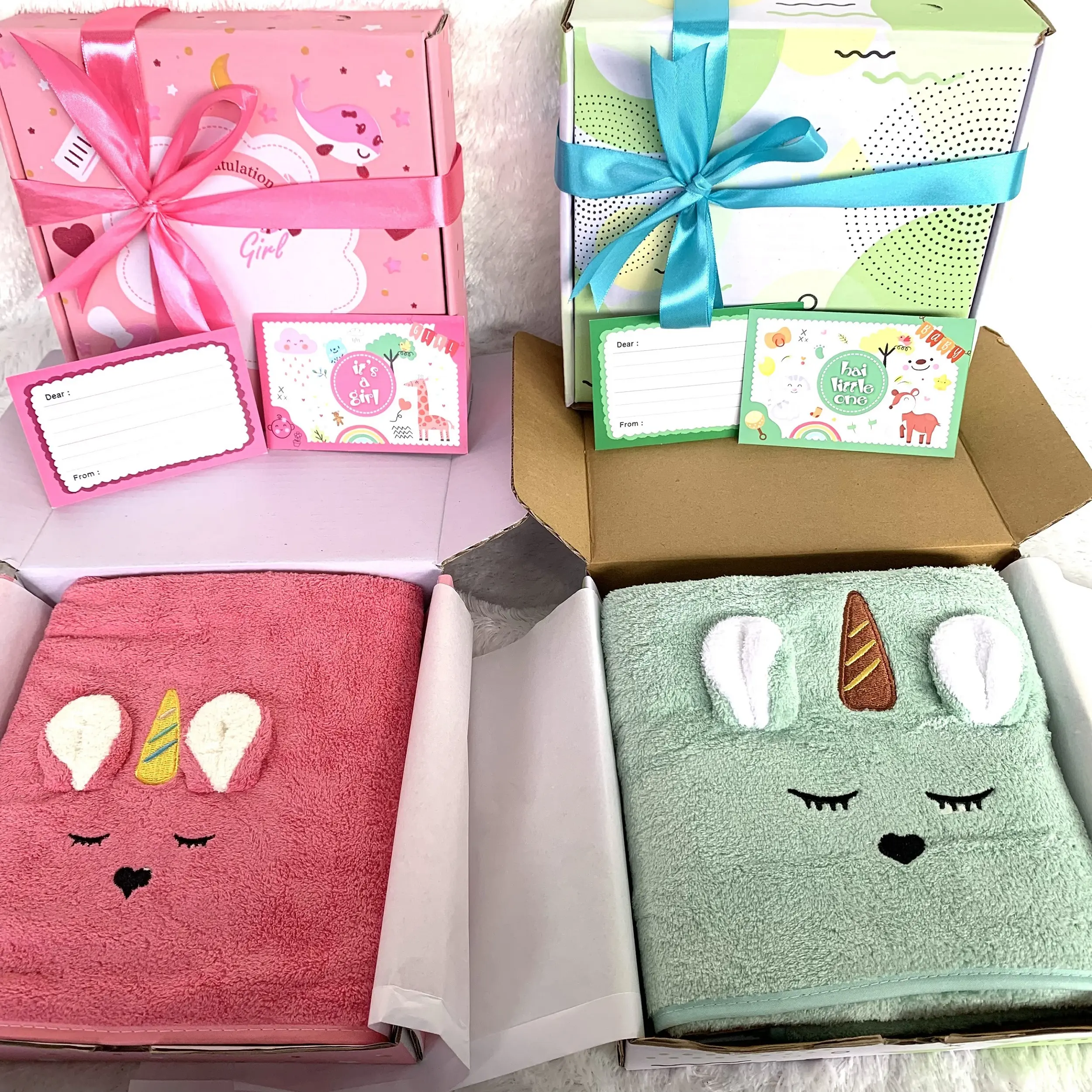 Hampers Handuk Bayi - Hampers Bayi Newborn - Baby Gift Set Unisex - Kado Lahiran - Parcel Bayi Laki-laki Perempuan