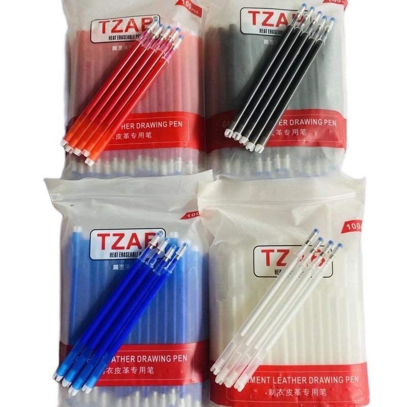 RUỘT BÚT BAY-BÚT ỦI VẼ VẢI BAY MÀU Combo 100 cây/1 bịch. Nhựa Nhựa