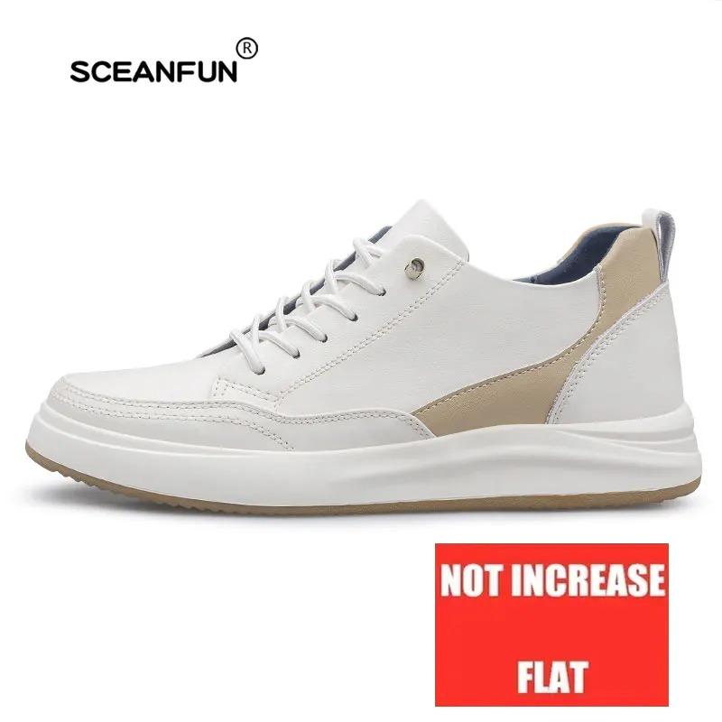 Giày Tăng Chiều Cao Vô Hình, Dành Cho Nam, Da Thật, Giày Thể Thao Đi Bộ Thường Ngày Chiều Cao 7cm, Sapato Nam, Thiết Kế Mùa Thu 8