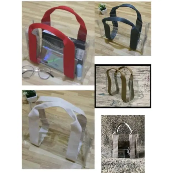 tote bags mika tebal,tas mika tranparan 0,25,tas mika corea Polos 0