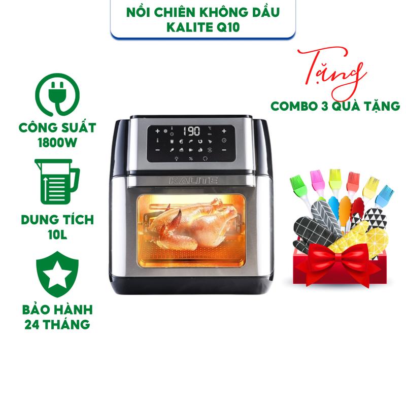  Nồi Chiên Không Dầu Kalite Q10 LƯU Ý BẢN MỚI ÊM KHÔNG ỒN UY TÍN CHẤT LƯỢNG - HÀNG CHÍNH HÃNG 