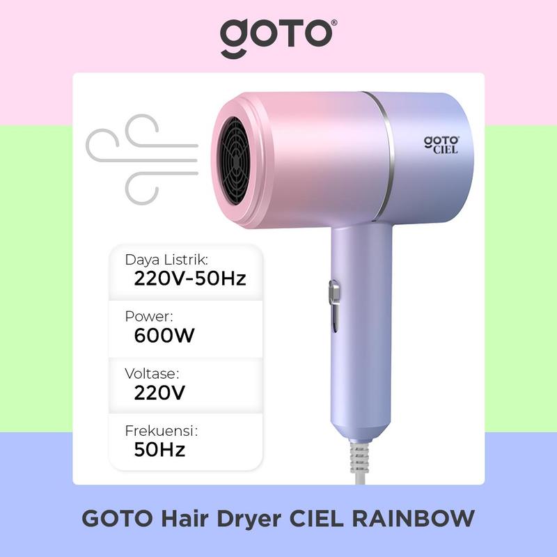 Goto [COD] Ciel Hair Dryer Pengering Rambut Lipat Professional Multifungsi 4