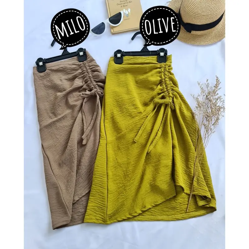 ROK SERUT ANAK PEREMPUAN USIA 1 2 3 4 5 TAHUN BAHAN CRINKLE BY BOBOKIDS 0
