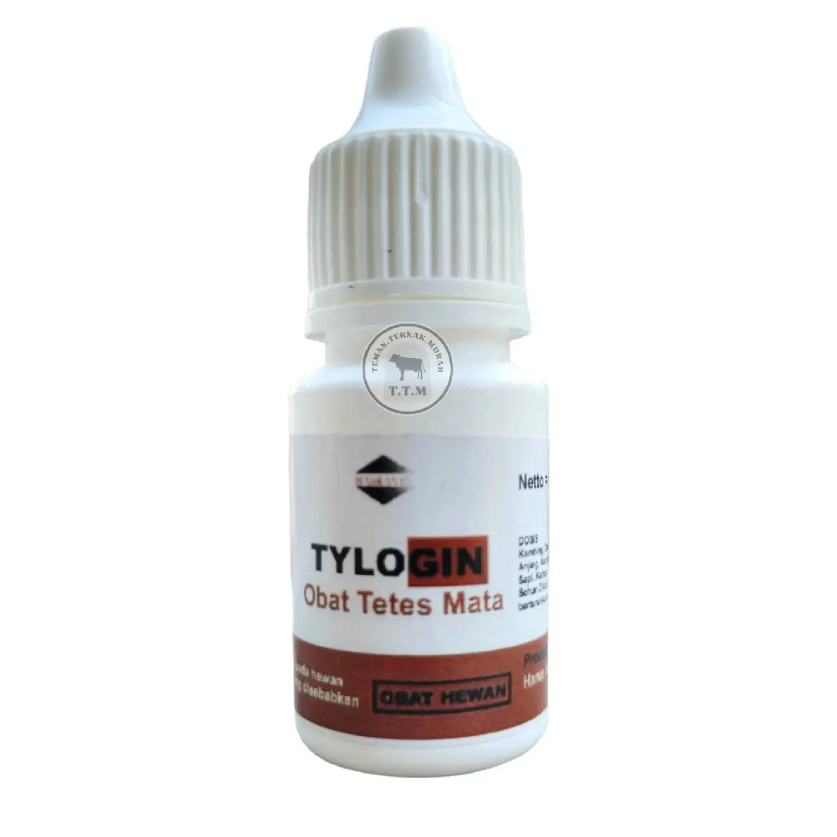 AMPUH.!!Obat tetes mata kucing sapi kambing domba anjing -Tylogin 10 mL- obat mata belekan sapi-obat mata belekan mambing