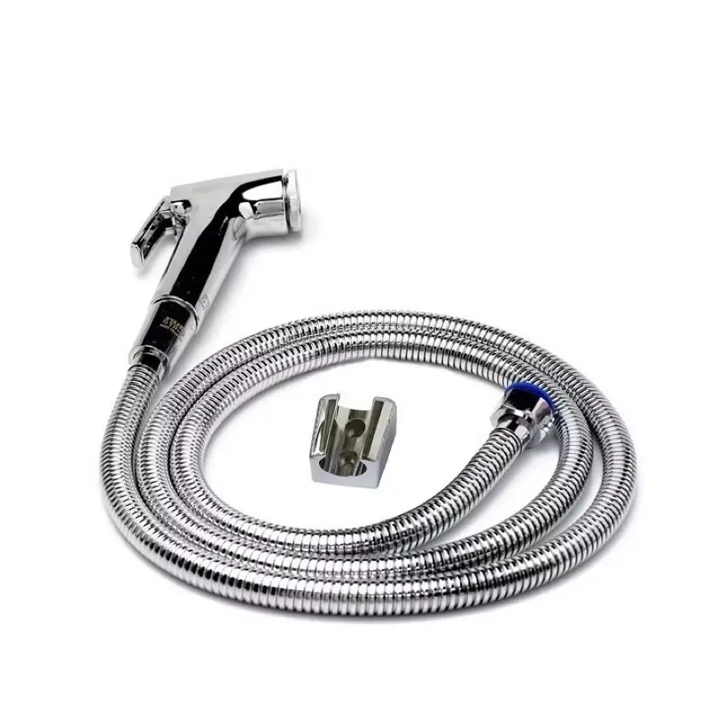 Vòi xịt vệ sinh,vòi xịt tolet cả bộ đầy đủ dây dẫn và đế cài