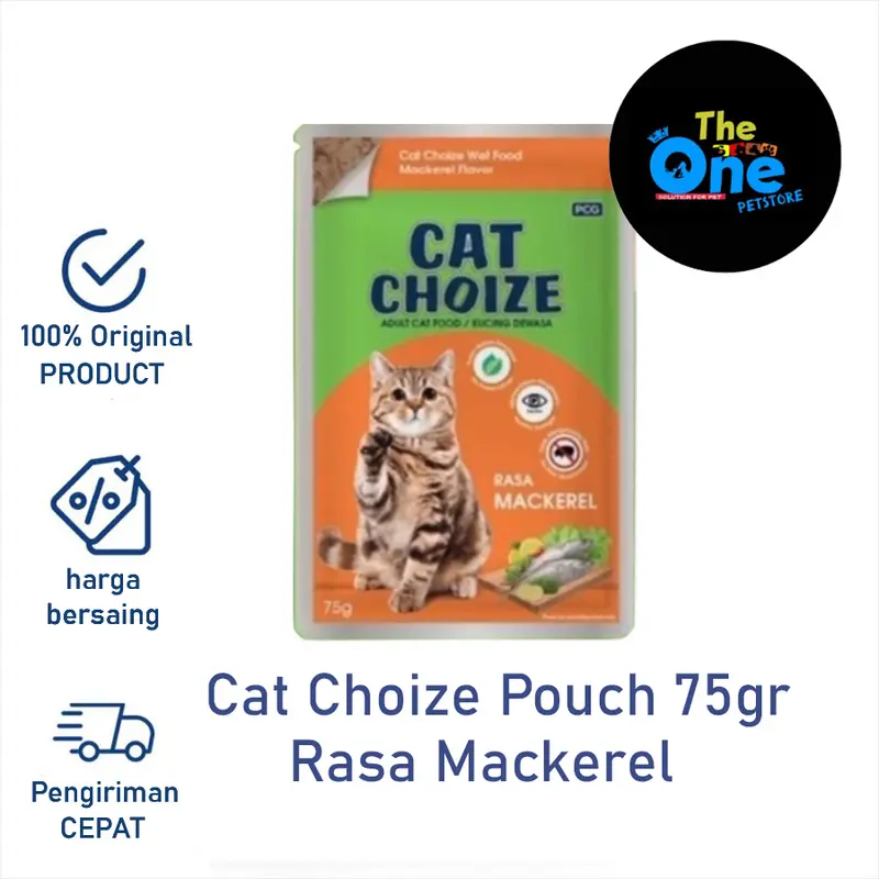 Makanan Basah Kucing Sachet Cat Choize Pouch Wet Food 75 GR 1