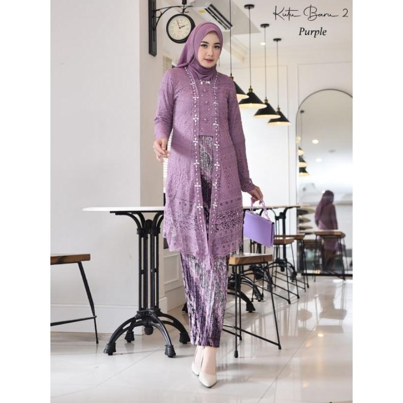 NEW SET KUTU BARU MALIKA/SET TUNIK MALIKA/SET TUNIK DELISA/SET KEBAYA PESTA/SET KEBAYA WISUDA/SET TUNIK SERAGAMAN 3