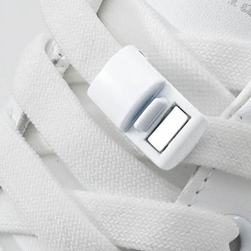 Product Introduction of Lace-Free Lazy Shoelace Buckle Men's and Women's Elastic Stretch Shoelace White Tie-Free Flat Fixed Gadget 2