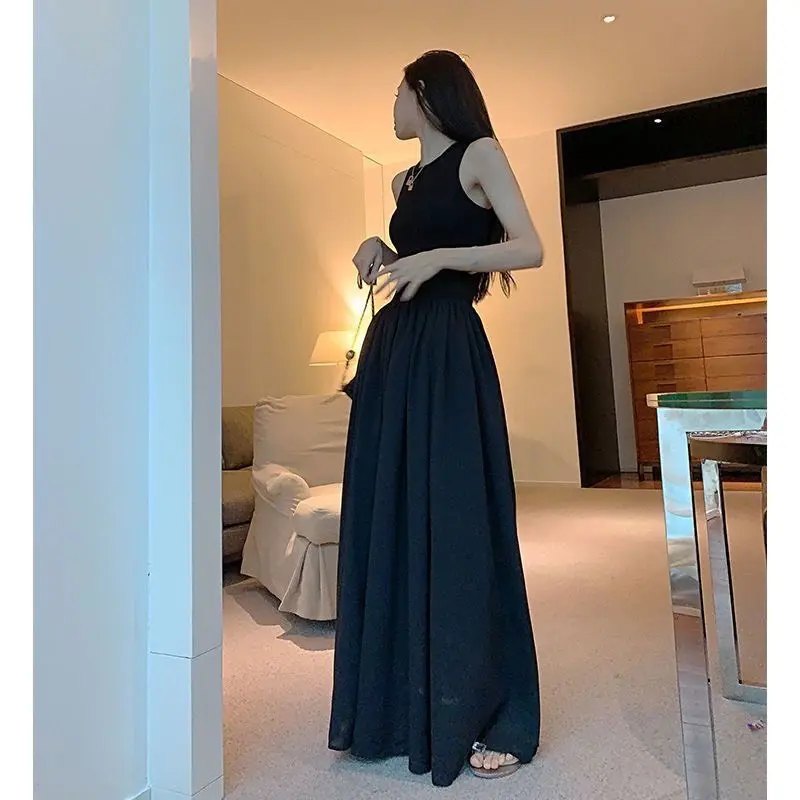 (Hàng chuẩn) Đầm balo maxi dáng dài sát nách trendy phù hợp mọi phong cách