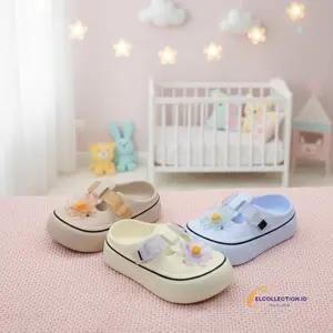 EH2022 Sandal Anak Perempuan Terbaru 2026 - Sendal Cantik Imut Viral Warna Cerah Premium