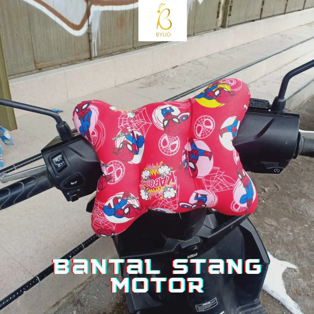 BANTAL STANG MOTOR ANAK Anti Jedot Untuk Semua Jenis Motor Katun Bisa Dicuci