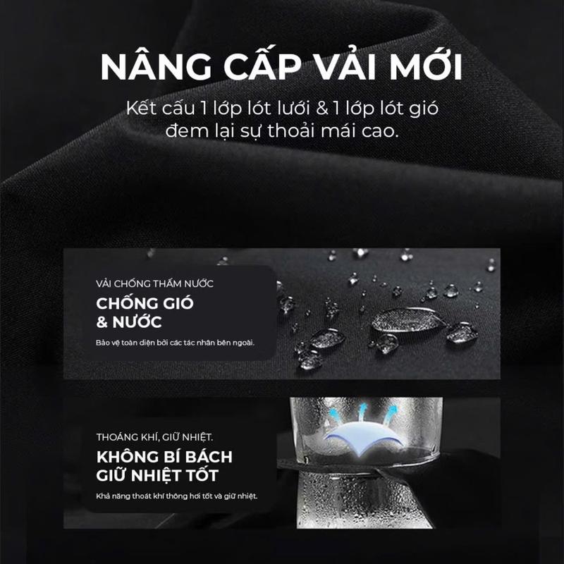 Product Introduction of Bộ Quần Áo Gió Thể Thao Nam Dài Tay Ba Sọc Thu Đông Chống Nước, Chống Bám Bẩn, Năng Động Trẻ Trung Sport Đồng Bi 14