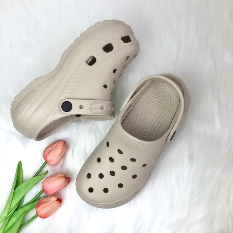 [Tặng sticker] Dép sục nữ đế cao 7CM NESTY, chất liệu Eva nguyên sinh kháng nước, kháng bẩn, kiểu dáng basic hot trend dépcao giầy dé p  DéP Shoes GiàY 1