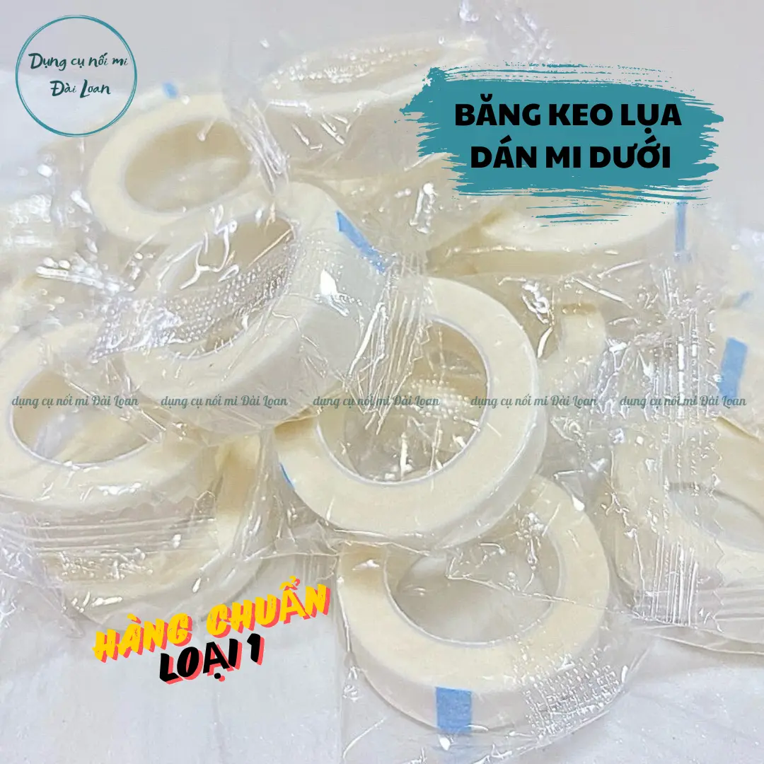 (loại 1) Băng keo lụa nốimi, Băng dán mi dưới, dụng cụ nối mi Trang Điểm Mỹ Phẩm Trang Điểm Mỹ Phẩm Nữ Women Cosmetic