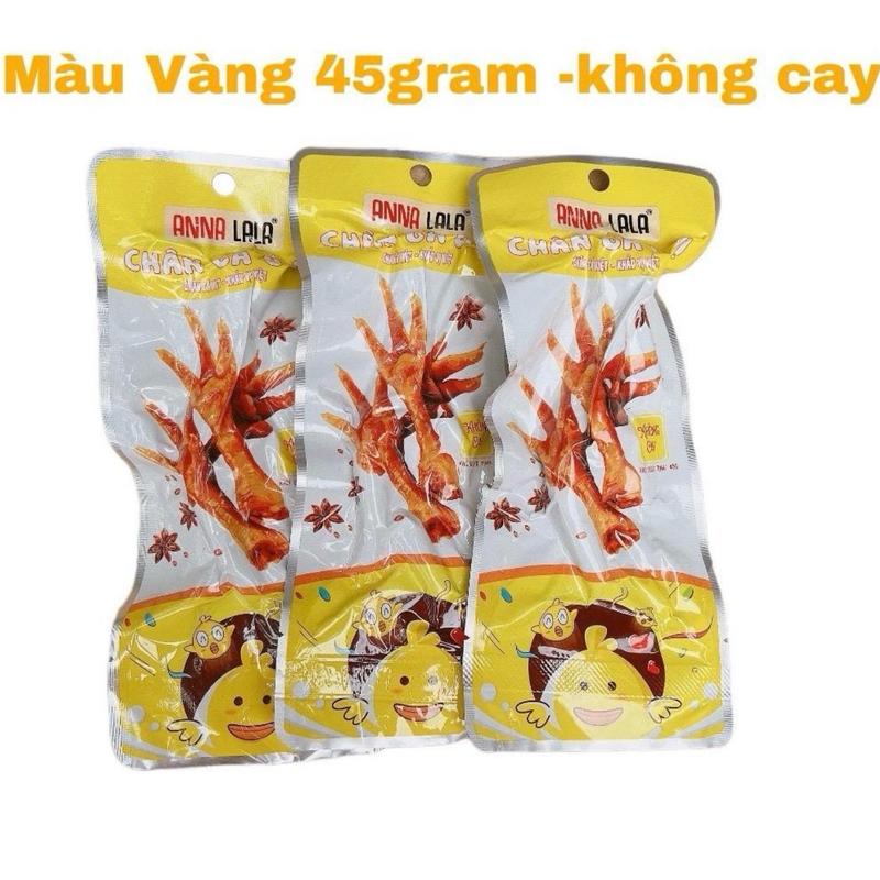 50cái chân gà rút xương ANNA LALA 29g chua cay đậm vị ( cay và không cay và cay dịu); chân nguyên xương annalala vị cay và không cay 45g
