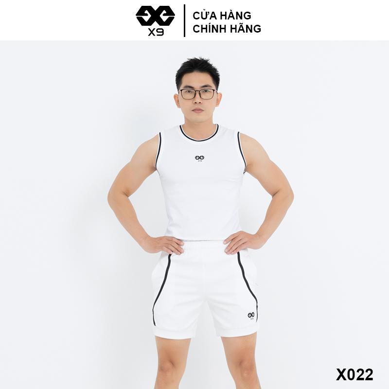 Áo Tanktop 3 Lỗ Nam Bo Full Viền Áo Thun ba Lỗ Tập Gym Nam Thể Thao Bóng Rổ - X9 Sportswear - X022 Trang Phục
