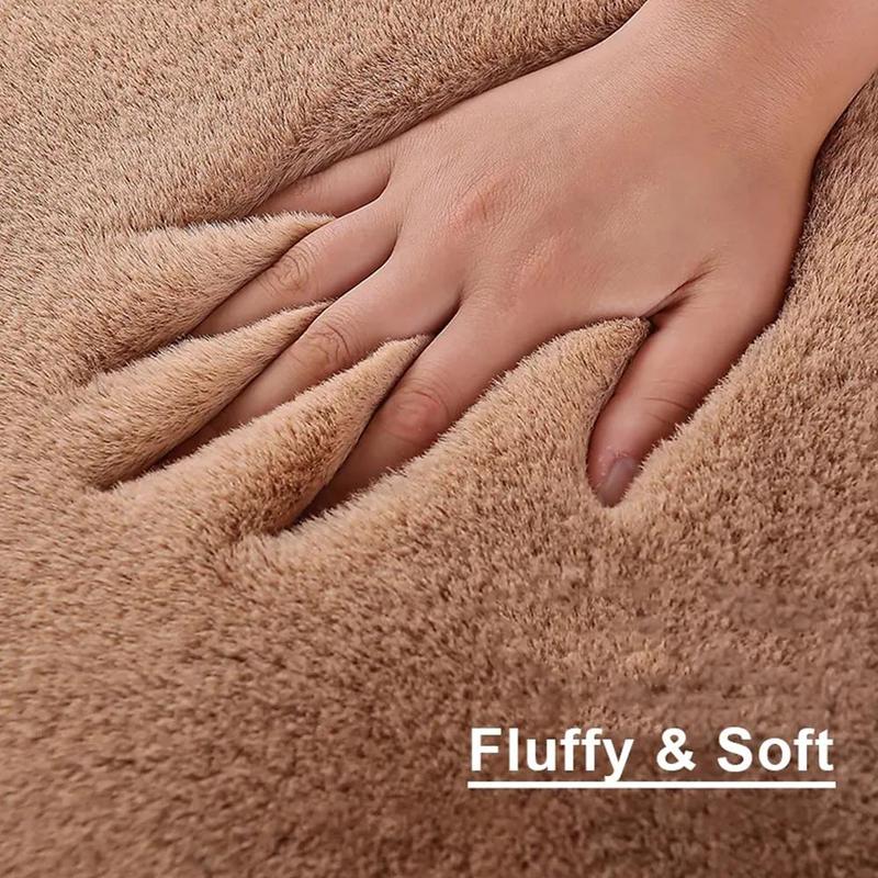 Product Introduction of Plush Seat Cushion Car Seat Cushion Winter Plush Rabbit Fur Winter Warmth Thick Wool One Piece E2D8 41