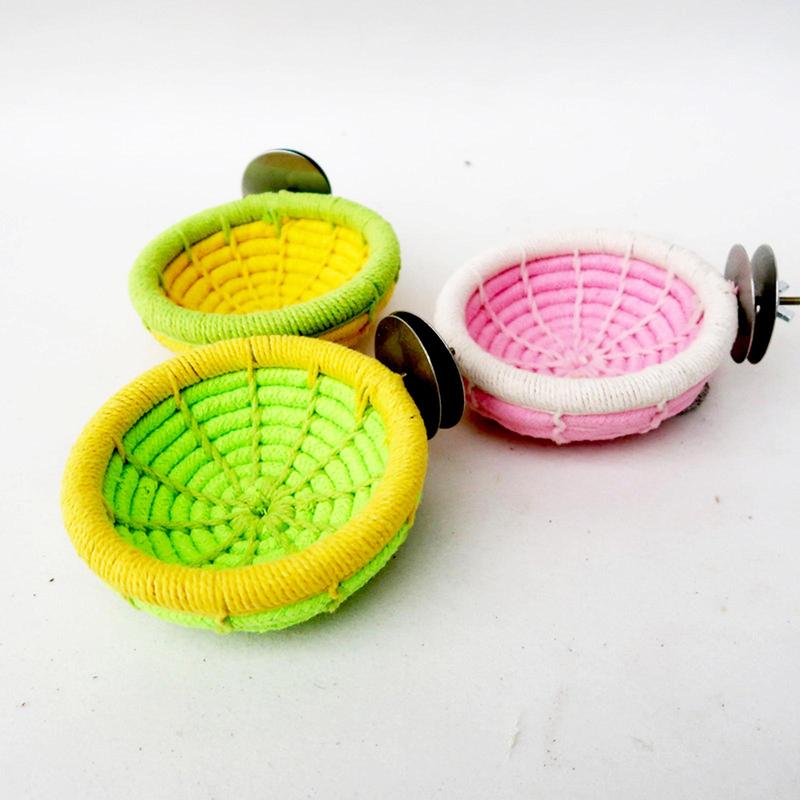 Product Introduction of Pet Bird Nest Hanging Sleeping Bed Cotton Rope Cave Cage Toys Soft Bird House Hut for Cockatoo Parrot Lovebird Budgies Hamster 6