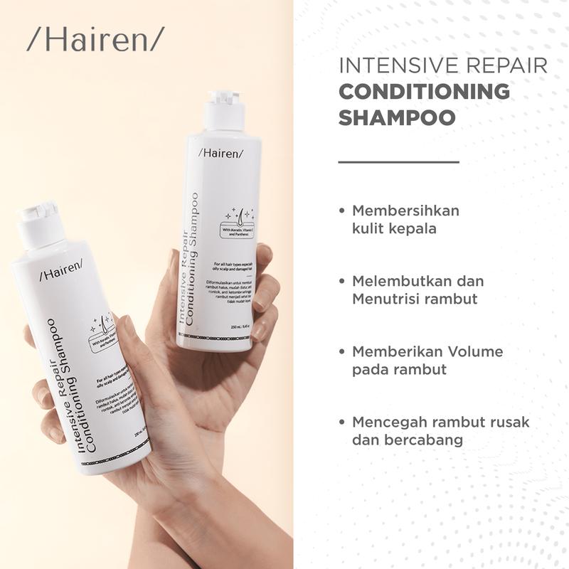 [FREE GIFT] Hairen Hair Repair Mask + Intensive Repair Conditioning Shampoo 2