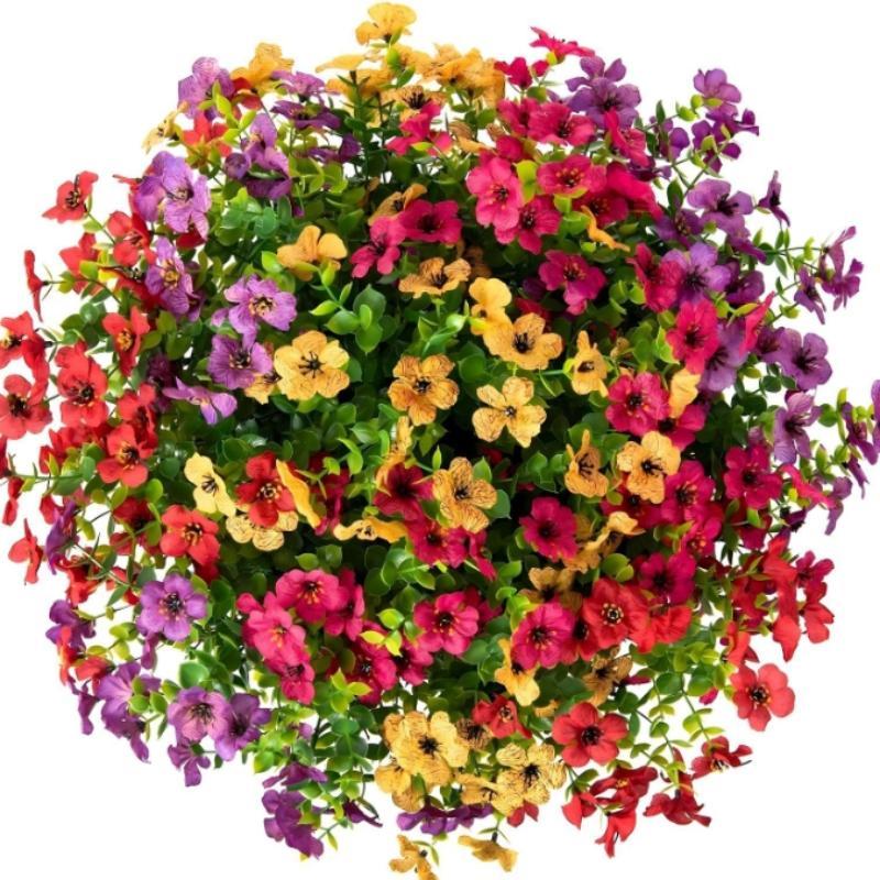 Artificial Flower Ball, 12pcs/set Faux Flower Ball, Decorative Flowers for Home Party Wedding Anniversary Festival 0