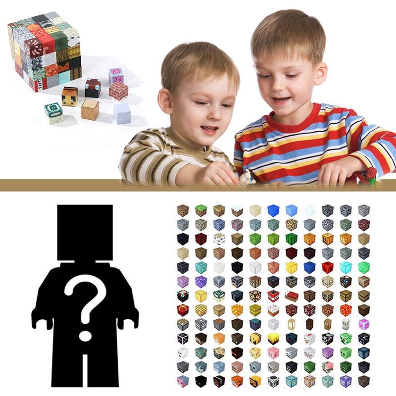 Product Introduction of MC Game Magnetic Cube Blocks Magnetic Cube Puzzle World Building Games Children's Puzzle Games 9