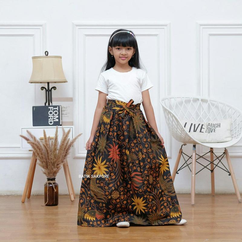 Rok Batik Anak Panjang Perempuan SD Fashion 2