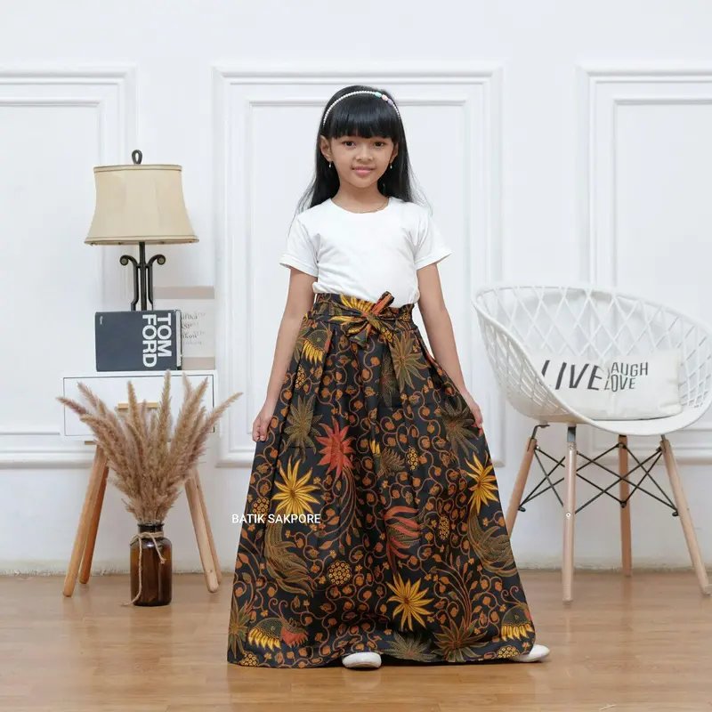 Rok Batik Anak Panjang Perempuan SD Fashion 2