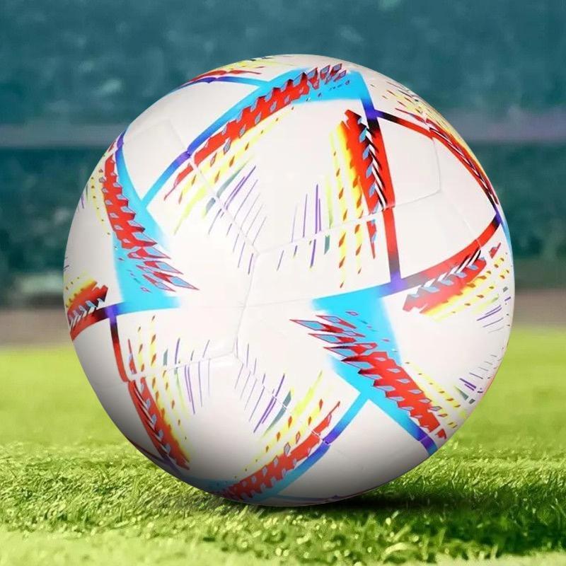 1 Piece Professional Colorful Soccer Ball, Personalized Soccer Ball, Seamless Standard No. 5 Official Weight Football with Pump, Colorful Soccer Ball for Outdoor, Ball Sports Equipment 4