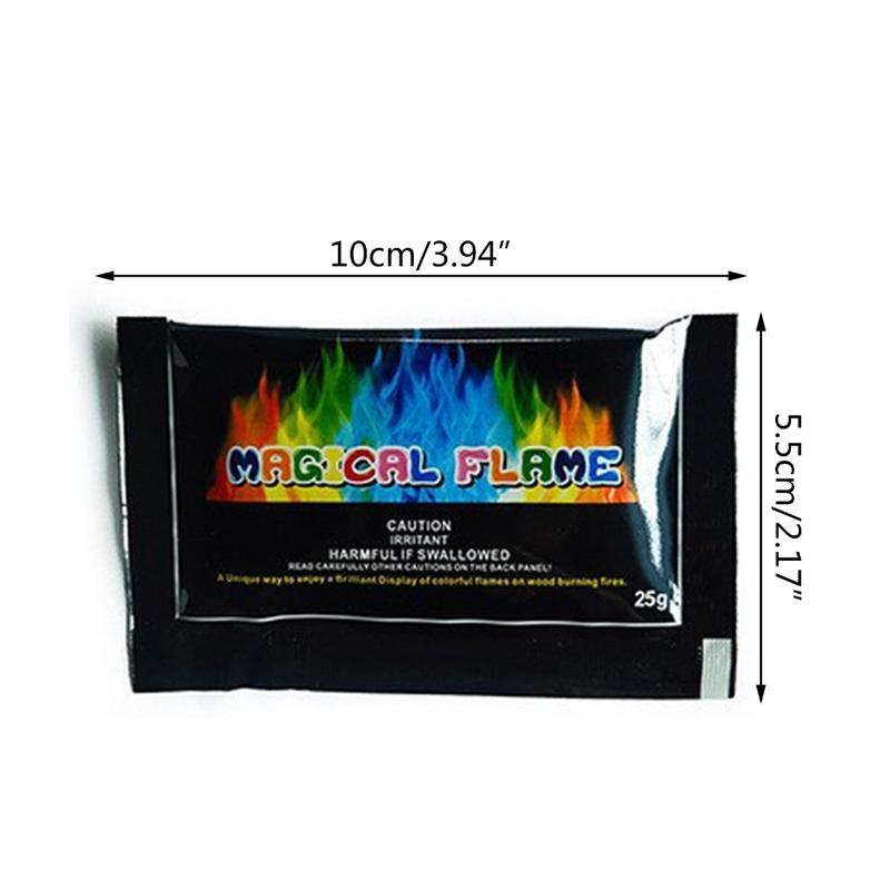 Bột Ngọn Lửa Ngọn Lửa Kỳ Diệu, 10 Cái, Đồ Dùng Tiệc Tùng Ngoài Trời, Để Trò Ảo Thuật, Cắm Trại Và Đi Bộ Đường Dài, Thích Hợp Cho Trẻ Em Và Người Lớn 5