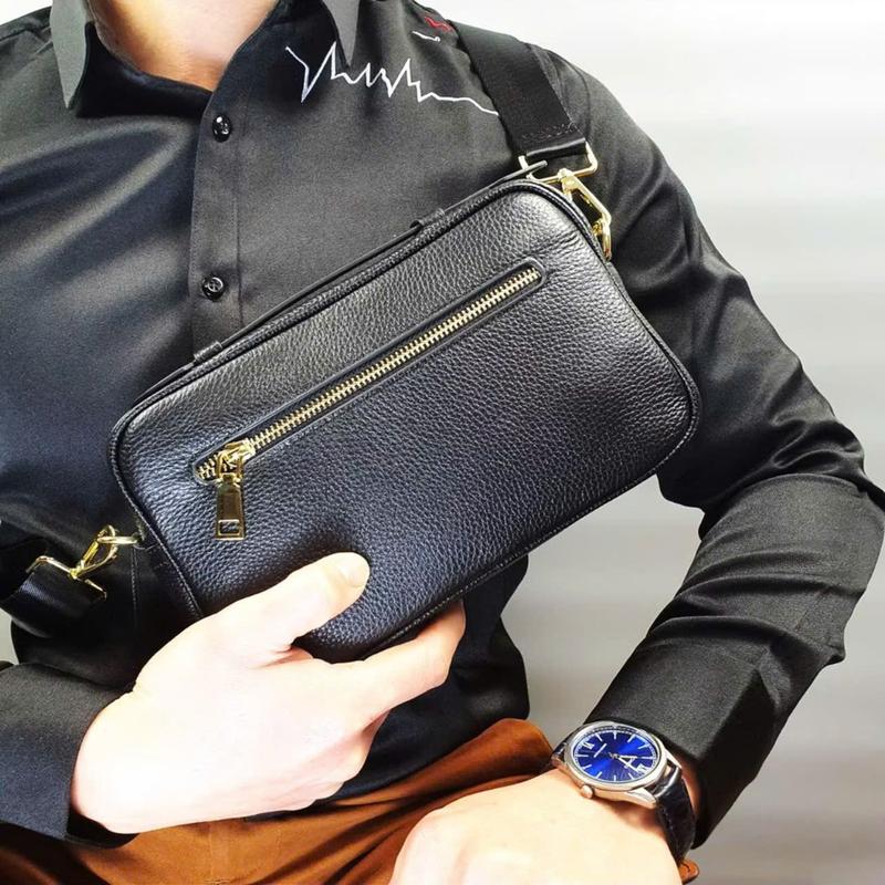 (Clutch Da ) Túi đeo chéo nam , cầm tay  da cao cấp tiện lợi đựng được nhiều đồ túi nam nữ unisex 100% da thật Clutch Nhung (DN 01 )