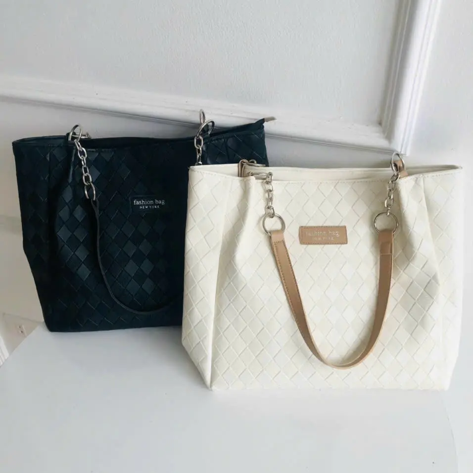 Túi công sở to đẹp da pu in chám sắc nét size 40