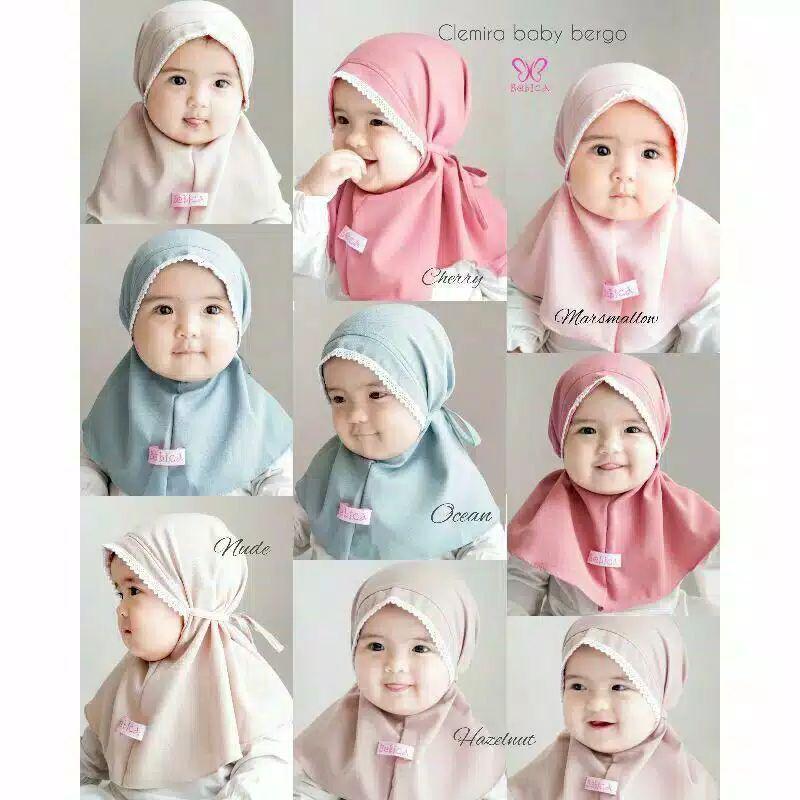 Product Introduction of BFJ001 Bergo Bayi Renda kepala Anak Maryam /Jilbab / Kerudung Maryam Usia Murah Poliester 3