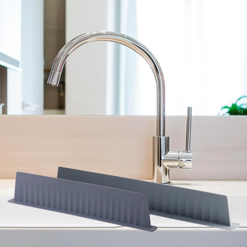 Sink Splash Guard Silicon Wash Dishes Anti-Splash Partition Anti Splash Partition Board Silicone