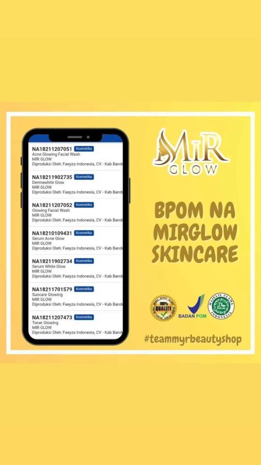 Product Introduction of MIR GLOW SKINCARE BASIC WHITENING free GIFT RANDOM Wajah Pencerah  Aging Perawatan Pelembab Facial Hitam Muka 0