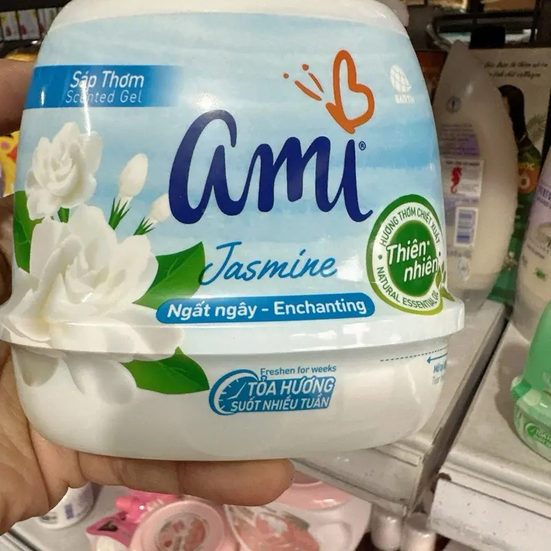 ️SÁP THƠM KHỬ MÙI AMI; Sáp thơm phòng Ami 200g khử mùi phòng ngủ nhà vệ sinh toilet ô tô với hương thơm chiết xuất từ thiên nhiên, giúp khử mùi và lưu hương lâu 4