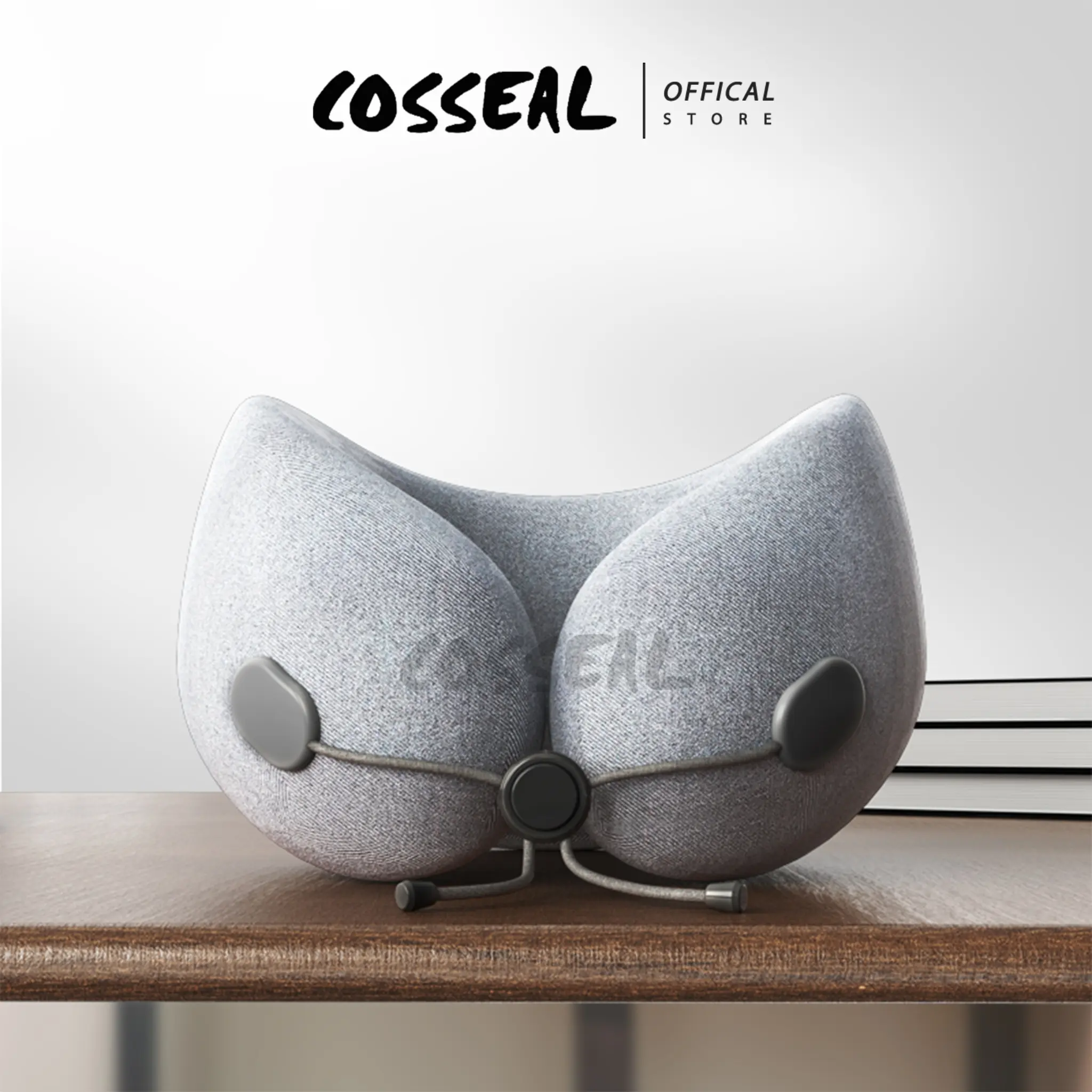Cosseal Gối Cổ Du Lịch Chữ U, Kê Cổ Cao Su Non, Công Thái Học Chống Đau Mỏi Vai Gáy, Tựa Cổ Văn Phòng, Ô Tô, Máy Bay