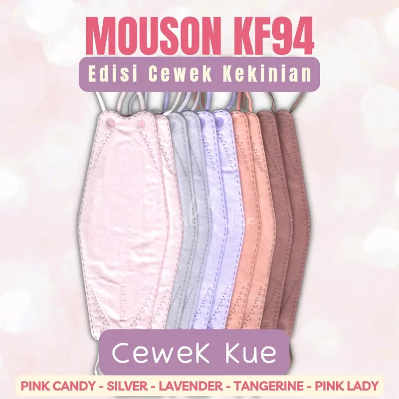 Masker Mouson KF94 Edisi Cewek Kekinian Mamba Kue Bumi 2