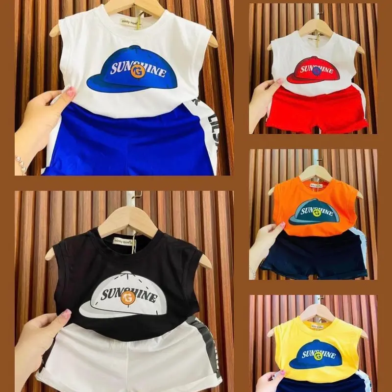 Em bé Trẻ sơ sinh Trẻ mới tập đi Thoải mái Thoáng khí Bé trai Bé gái Mềm CottonBa lỗ thun lạnh mềm mịn mát, co giãn cho bé phù hợp cho mọi loại da, thấm hút mồ hôi Cao Su 0