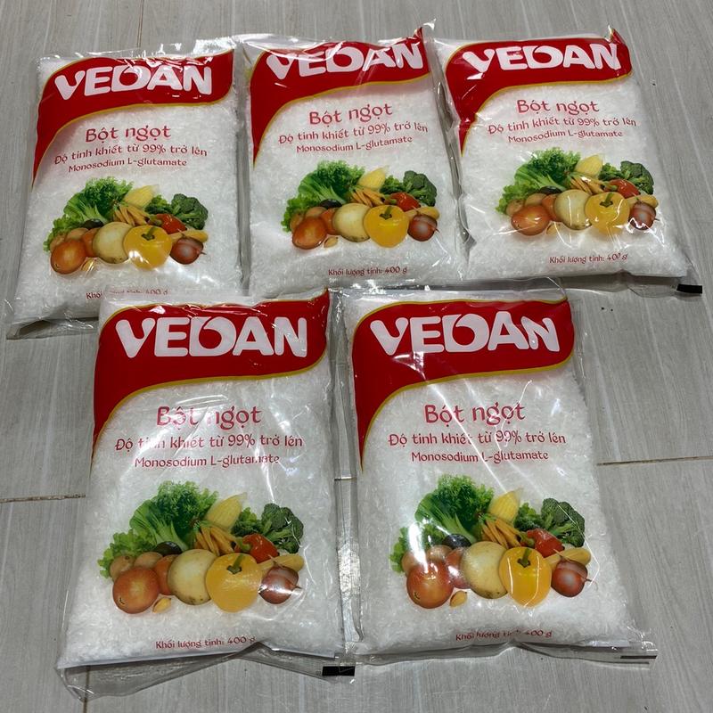   TO VỪA   5 GÓI BỘT NGỌT VEDAN 400G HẠT TO VỪA THƯỜNG DÙNG TRONG GÓC BẾP GIA ĐÌNH Tự Nhiên Ăn Ngon Đậm Vị Nấu ăn 