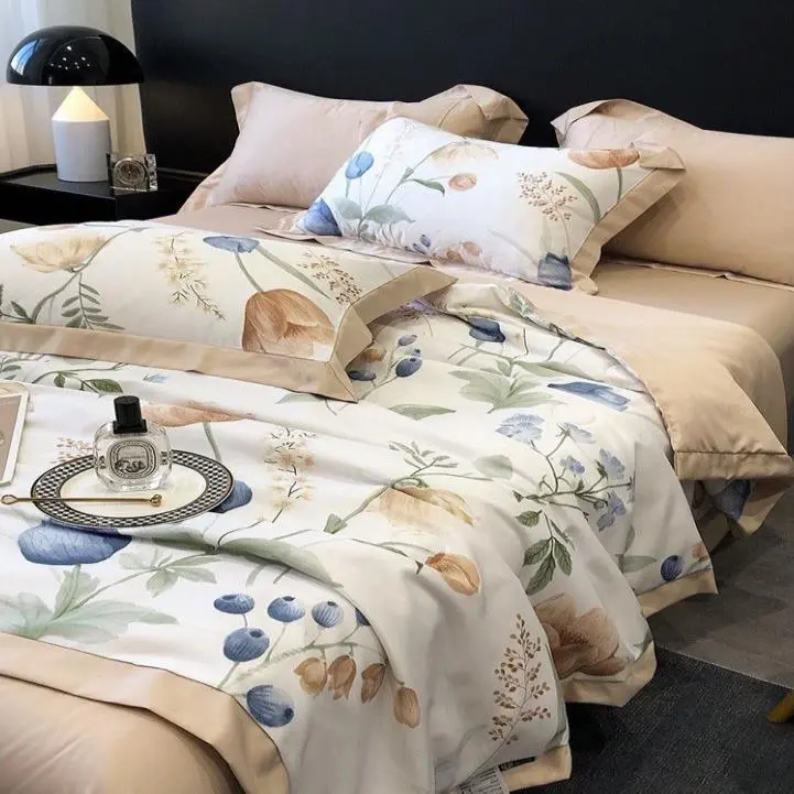 {Xiaoqian Home Furnishings} [HCM] Chăn Hè Lụa Thái Trần Bông Mát Lạnh nhập khẩu, Mền Hè chất liệu Lụa Mềm Mịn mẫu mới 2023. Kích Thước Chuẩn 2m2*2m3 4
