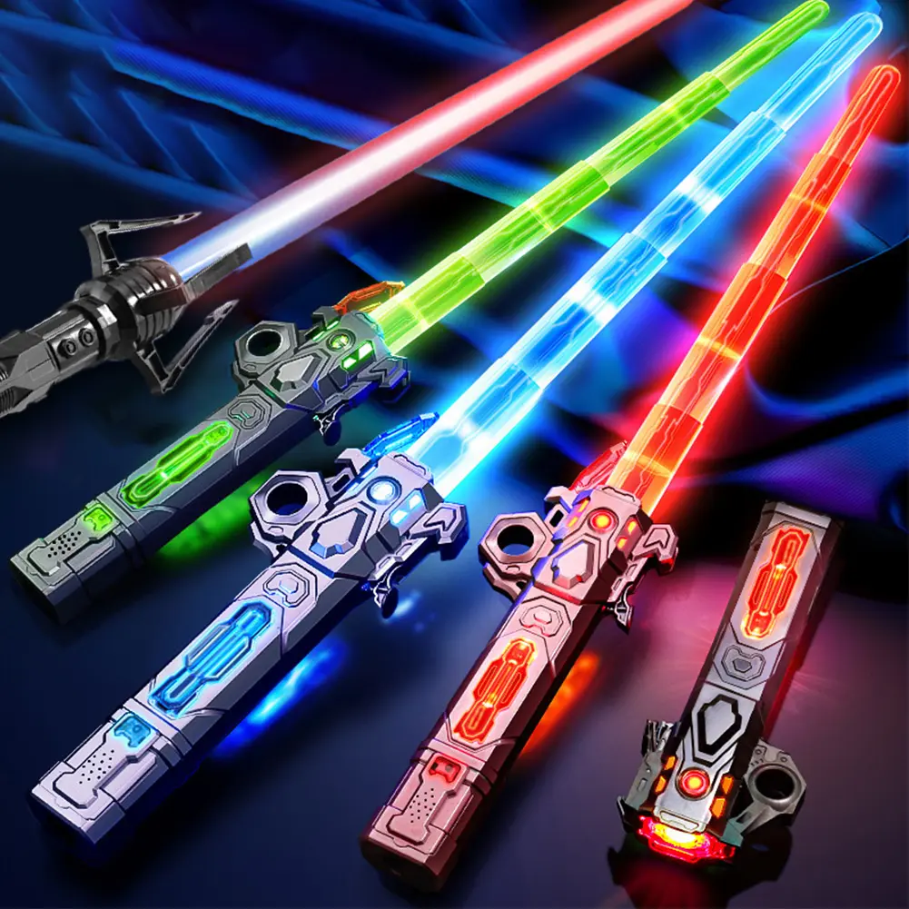 Star Wars Lightsaber Flash Stick Laser Double Sword Toy Flashing Props ...