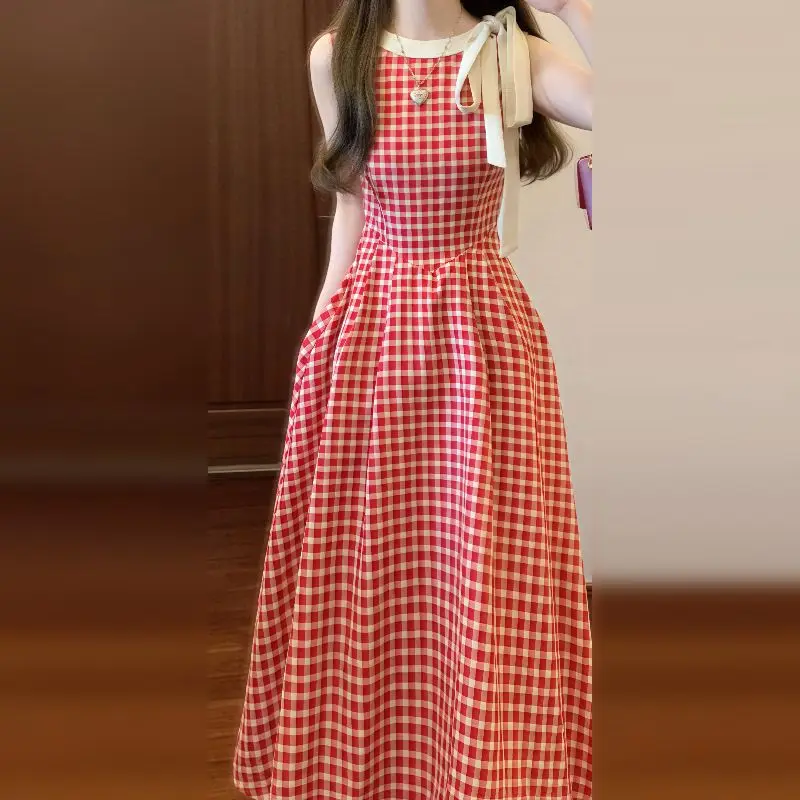 red plaid wedding dress Tartan Waterfall Panelled Ivory Wedding Dress