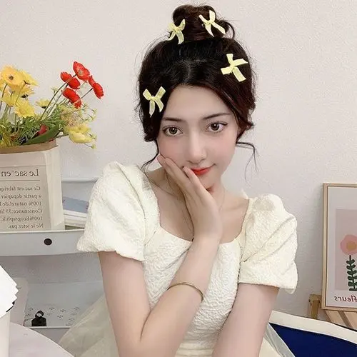 Lovina Jepit Lia - Aksesoris Rambut Pita Rebbon Wanita Anak Coquette Ala Korea 1