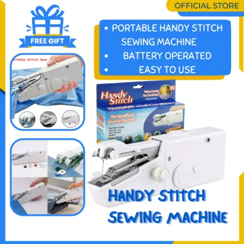 Handy Stitch Sewing Machine Mini Portable Hand Personal Pantahi Easy to ...