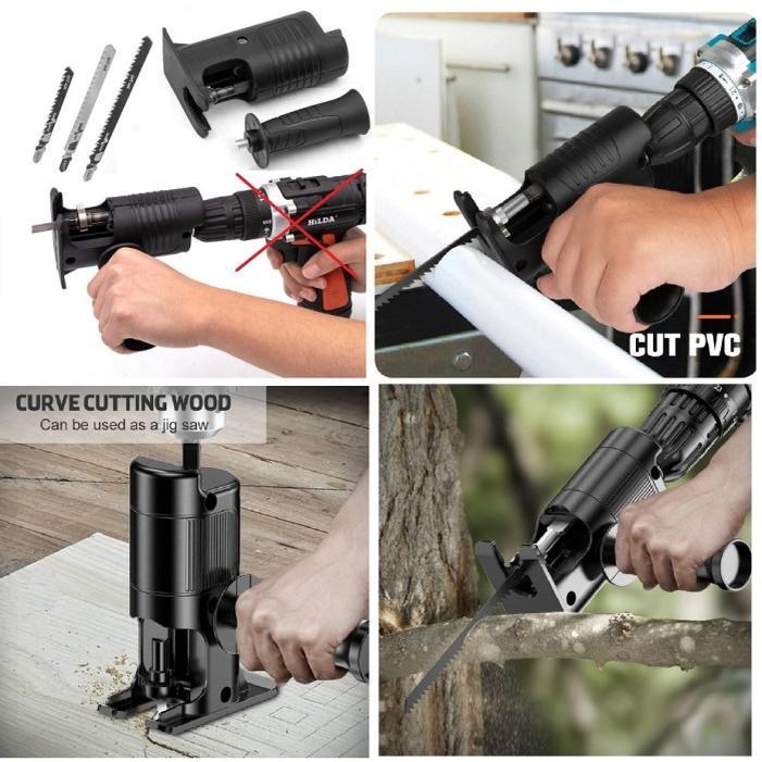 TERJUAL Adapter Mesin Jig Saw Adaptor Bor gergaji Mesin gergaji bor konektor - ADAPTOR GERGAJI TERLARIS TBK 2