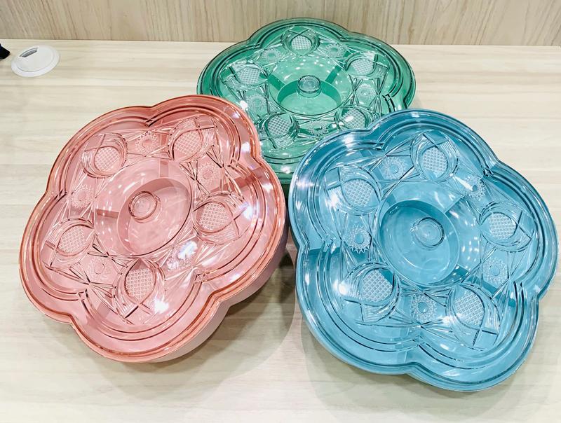  HỘP SEN 5 CÁNH 0019 HỘP ĐỰNG MỨT TẾT HẰNG SAO SÁNG 