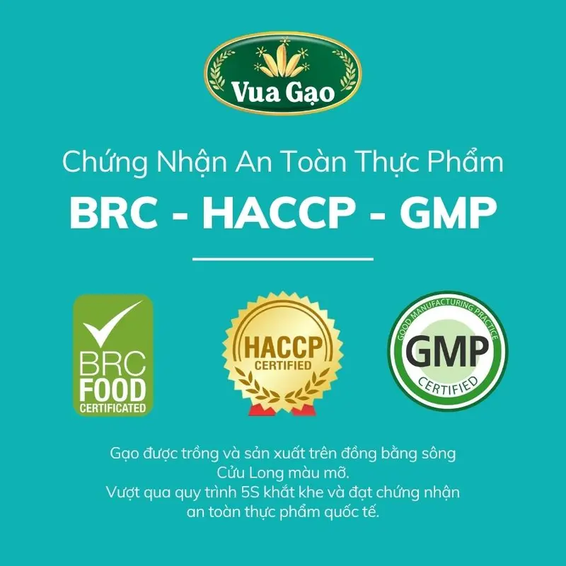 Gạo ST25 Lúa Tôm Vua Gạo Túi 5kg -  Chính Hãng Vua Gạo - Túi 5kg 8