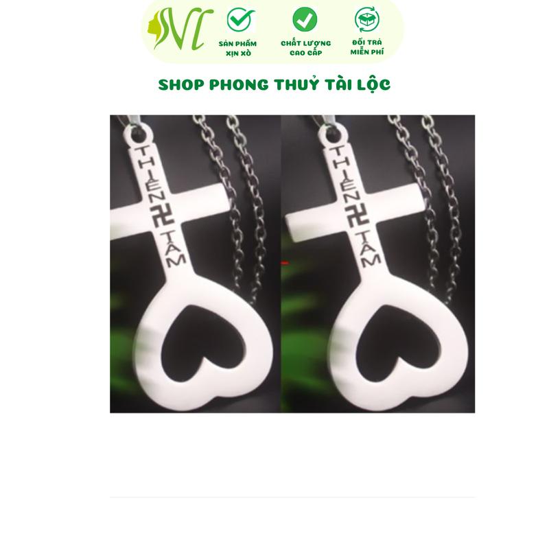 Dây chuyền Thiên Tâm Đạo đẹp không đen không dị ứng xài nước  tốt - Shop Phong Thuỷ Tài Lộc dây chuyền  mặt  dây dấu thiên tâm Trang Sức 8