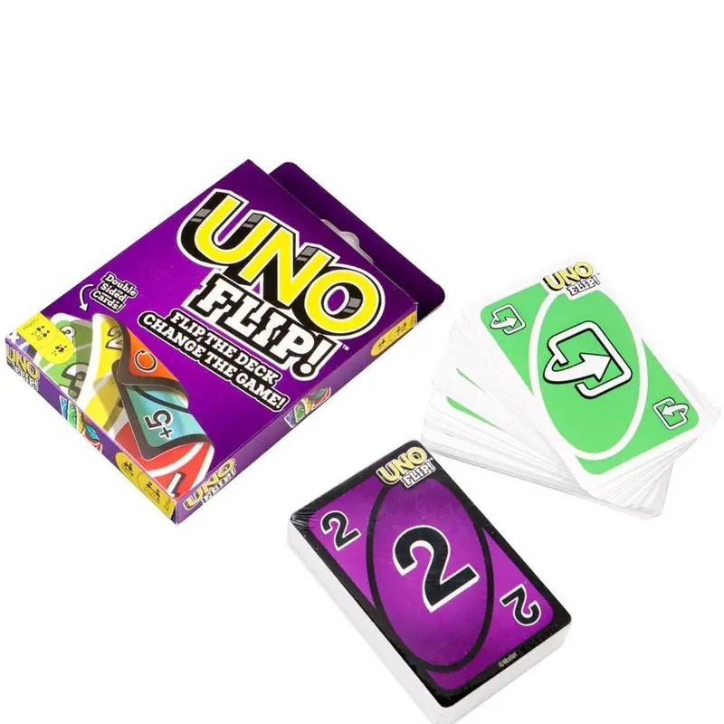 UNO FLIP Set Kartu Unno Card Game Mainan Kartu UNO Flip 1