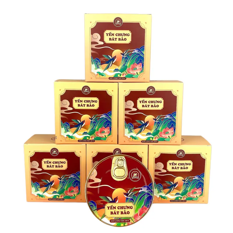[ MỚI LẠ] Yến chưng Bát Bảo - yến, táo đỏ, hạt sen, kỷ tử, long nhãn, đậu phộng, đậu đỏ, đậu xanh 280gram yensao 3